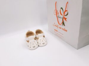 chaussures bébé (Blanc)