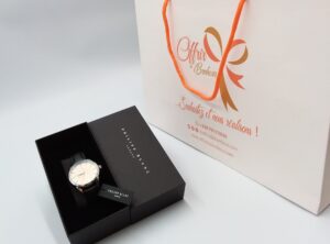 Philipp Blanc - Montre Montreux - cuir - noir